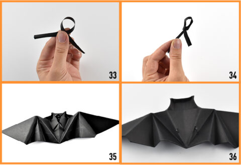 Origami chauve souris facile LÉclat de Verre